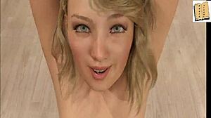 why is head cheerleader zoe getting fucked against the dance pole with big cock?