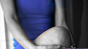 Classy Euro Hottie Jerking Big Cock In Stockings For Cumshot