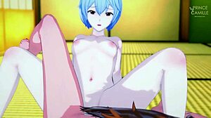 Asuka And Rei Synchronize Their Tight Juicy Pussies In Evangelion Anime