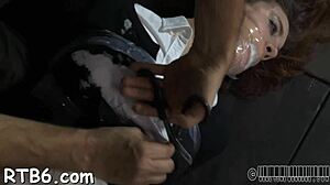 Rough spanking tight pussy fucking