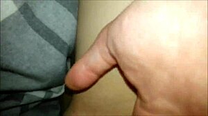 Ginger guy licks dripping wet pussy closeup