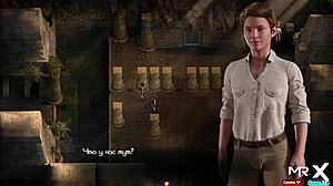 Emily's naked profile in treasure of nadia