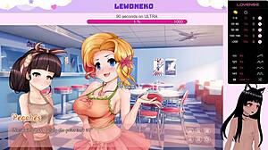 Vtuber Lewdneko Plays Dating Game with Anime Themes