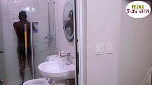 Horny madam seduces big cock gateman while oga's away, he makes her squirt multiple times! Subscribe to Red 😈