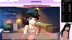 Vtuber Lewdneko Plays Dating Game with Anime Themes