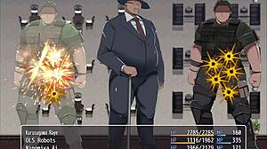 In the base, the chief desires the protagonist and her friend in a fleshlight scenario.