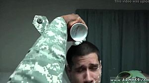 Army Guys Showering and Hazing Naked