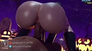 Exciting Halloween Hentai With Thrilling Music