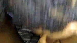 Redbone swallows every drop of nut with sexy flair!