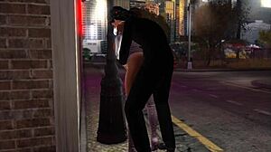 We rushed home after the party in our thongs