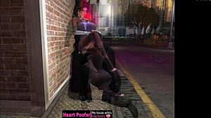 We rushed home after the party in our thongs