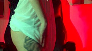 Horny bride spanks her ass in amateur scene with Laura Fatale.