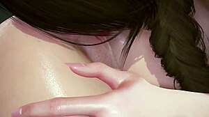 Smelá zrelá MILF požiera mladú ázijskú piču v hentai 3D