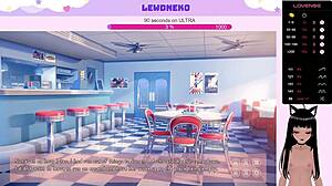 Vtuber Lewdneko Plays Dating Game with Anime Themes