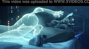 I satisfy overwatch tifa and her friends in hentai