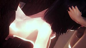 Naruto Hentai 3D: Threesome Hinata Blowjob And Fucked Through Wall Anime Manga Japanese Porn