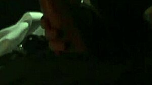 Does an innocent blonde honey get double penetrated by masked hunks?