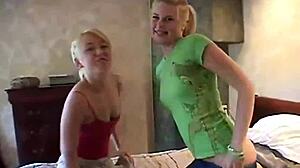 Teen Lesbians GET HOT AND HEAVY in Amateur Action - Little Summer!