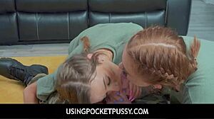 Military Teens in Free Use Camp with Callie Black