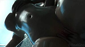 I satisfy overwatch tifa and her friends in hentai