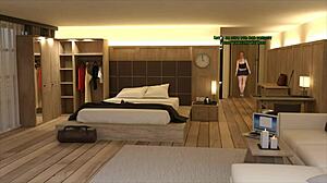 nasty city hentai game with curvy fat babe in bdsm outfit 😈