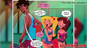 college perverts in basketball game hentai