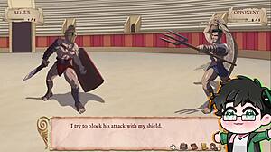 Roman gladiator hunks fight for freedom and engage in gay sex in this yaoi episode