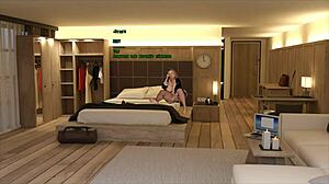 nasty city hentai game with curvy fat babe in bdsm outfit 😈