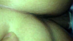 Nailing Latina friend Moni in ass while she sucks