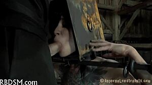 Taming A Hawt Couple's Feet With Rough Fucking