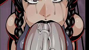 Feeling intense pleasure as Wednesday Wicked gets her big ass fucked by Nowajoestar's huge cock