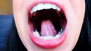 curious about mouth play in this unique fetish clip
