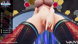 Hentai Vtuber Cosmic Faith Controls Toy on 3D Stream
