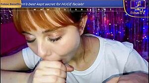 Teen 18+ Gives Low Grade Blowjob Deserving Cum On Face