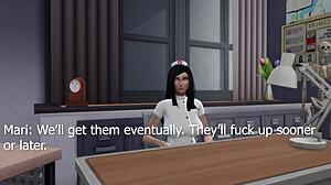 prison school hospital scene in hentai anime