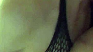 Danielle Roy Rides Cody Roy’s Huge Cock in Fishnet Lingerie - Damn!