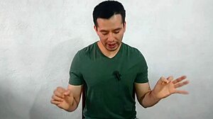 young virgin gives first oral to muscular coworker in office, almost caught