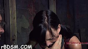 Femdom Punishes with 10-Pounder and Ball Torture