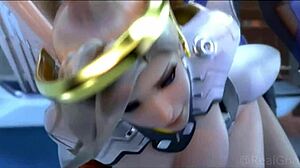 I satisfy overwatch tifa and her friends in hentai