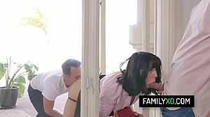 किंकी स्टेपफैमिली थ्रीसम वाइल्ड और टैबू हो जाता है 😈🔥