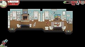 Nerdy girl gives PUBLIC HANDJOB to MONSTER COCK in library