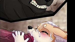 Femboy Furry Sluts Dominate in Raw Femdom Action