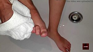 does my father's friend force me to give him a footjob?