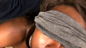 black teen sucks white dick for messy facial!