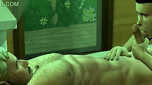 Stepfather catches me with cock in hentai anime gay scene.