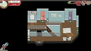 Nerdy girl gives PUBLIC HANDJOB to MONSTER COCK in library