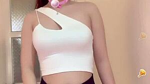 asian miu ngoan has big smooth tits 😘