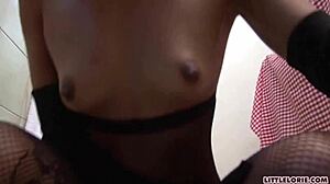 Little Lorie Gets Horny Masturbating