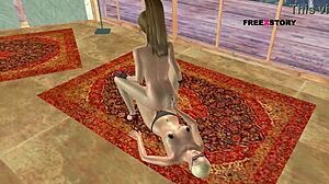 Hindi Audio Sex Story - Animated 3D Lesbian Girls With Dildo