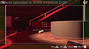 In the steamy nightclub, Poppi and Ari fuck passionately